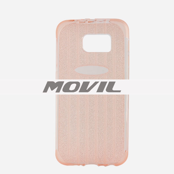 NP-2499 Maleta de TPU polvo del brillo funda para Samsung S6-10